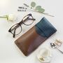 Personalised Pebble Grain Leather Glasses Case Mother's Day Gift, thumbnail 1 of 11