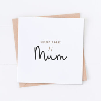 World's Best Mum Mother's Day Card, 2 of 2