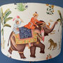 Indian Elephant Drum Lampshade, thumbnail 1 of 7