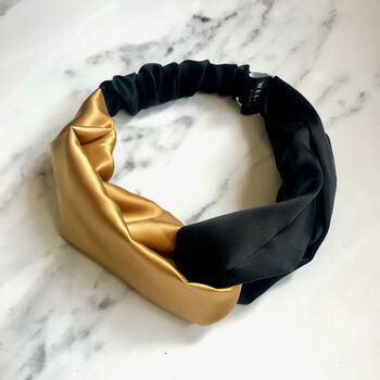 Silk Twisted Turban Hairband, 5 of 8