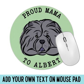 Chow Chow Face Mouse Mat, 3 of 5