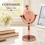 Personalised 7th Anniversary Gift Copper Desk Clock, thumbnail 10 of 12
