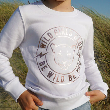 Wild Boy's / Girl's Club Organic Sweatshirt, 6 of 12