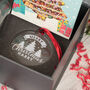 Christmas Spirit Stemless Glass With Chocolate Tree And Coaster Gift Boxed Set, thumbnail 5 of 7