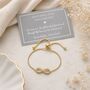 Mother And Daughter Infinity Bracelet, thumbnail 4 of 6
