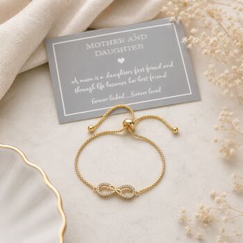 Mother And Daughter Infinity Bracelet, 4 of 6
