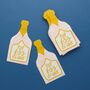 20 Champagne Bottle Party Napkins, thumbnail 1 of 3