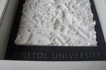 Graduation Gift Bristol University 3D Printed Map, 4 of 8