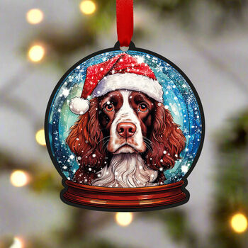Springer Spaniel Dog Tree Decoration, 3 of 4