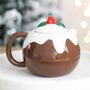 Christmas Pudding Shaped Mug, thumbnail 1 of 3