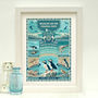 ‘British Coastal Wildlife Art Print’ Coastal Gift, thumbnail 1 of 7