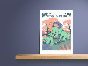 Crystal Palace Dinosaurs Art Print, 2 of 2