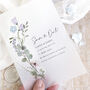 'Periwinkle' Vellum A6 Save The Date Card, thumbnail 1 of 2