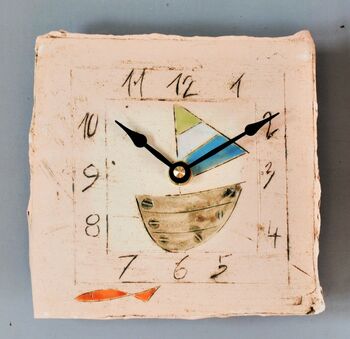 Personalised Small Nautical Clock, 2 of 4