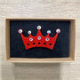 Red Crown Brooch, thumbnail 1 of 2