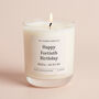 Personalised 40th Birthday Essential Oil Soy Wax Candle, thumbnail 1 of 5