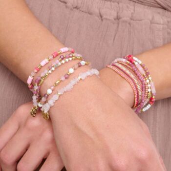 Andros Three Layer Gemstone Bracelet Stack, 2 of 3
