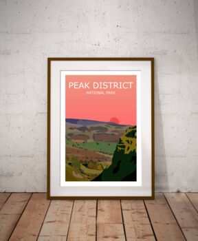 The Peak District National Park Art Print, 2 of 4