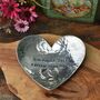 Personalised 10th Anniversary Gift, Aluminium Heart Dish, thumbnail 1 of 12