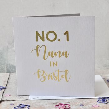 No.One Nanny Location Gold Foil Card, 2 of 4