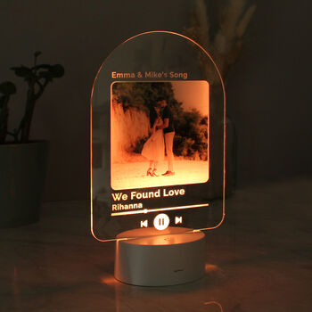 Personalised Our Song LED Light, 8 of 11
