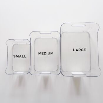 Reusable Fridge Storage Container Choice Of Sizes, 6 of 9