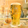Engraved Pint Glass With Your Family Crest, thumbnail 1 of 2