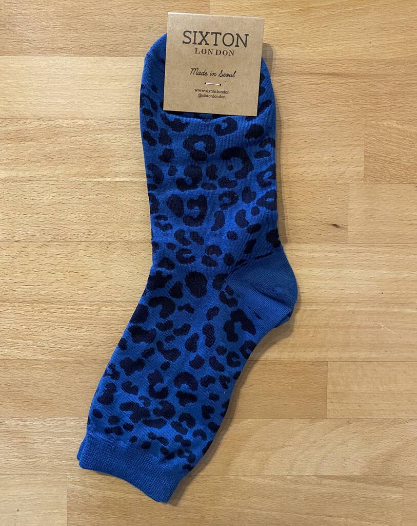 Leopard Print Socks By Lily King | notonthehighstreet.com