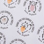 Woodland Friends Personalised Party Bag Stickers, thumbnail 4 of 4