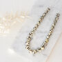 925 Sterling Silver Dalmatian Jasper Ball Necklace, thumbnail 1 of 5