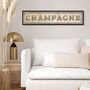 Retro Champagne Mirror Sign, thumbnail 1 of 6
