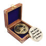 Engraved Signature Sundial Compass Graduation Gift, thumbnail 4 of 12
