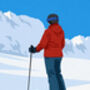 Personalised Ski Art Poster, thumbnail 4 of 7