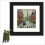 Framed 'The Doctor Comes To Town' Print. Lowry Style, thumbnail 1 of 4