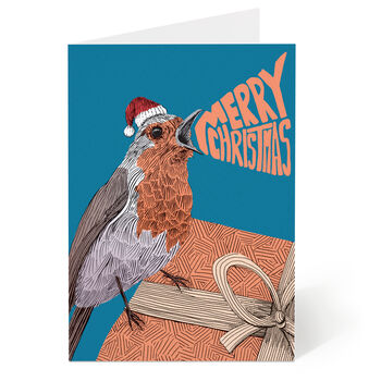 Animal Christmas Card Set Of Six, 6 of 8