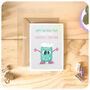 Greatest Creation Cute Funny Happy Birthday Mum Card Monster For Mum Mummy Mother From Son Daughter Child, thumbnail 2 of 4