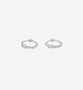 Enso Stone Huggie Hoop Earrings, thumbnail 1 of 5