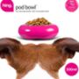 Pod Pet Dog Cat Feeding Bowl Pink 300ml, thumbnail 4 of 5