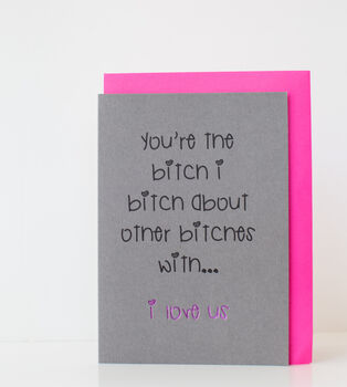 'You're The Friend I Talk About…' Card, 2 of 2