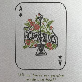 Ace Of Spades Garden Lover's Card, 3 of 4