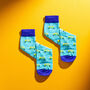 Rickshaw Pattern Egyptian Cotton Men's Sock Diwali, thumbnail 5 of 5