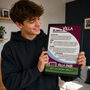 Personalised 18th Birthday Print 'Lifetime Of Support' Gift For Football Fan 50 Clubs Available, thumbnail 2 of 12