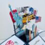 Personalisable New York Themed 3D Greeting/Gift Card, thumbnail 11 of 12