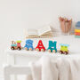 Personalised Christening Wooden Name Train, thumbnail 11 of 12