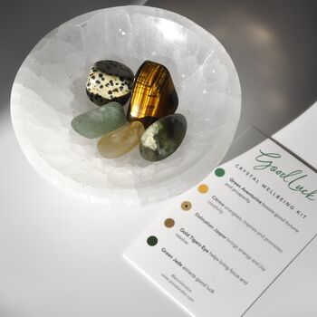 Good Luck Crystal Wellbeing Kit For Good Fortune, 4 of 4