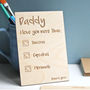 Personalised Wooden Postcard, thumbnail 1 of 5