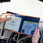 Disabled Blue Badge Parking Permit Wallet In Holographic Orange Pink, thumbnail 3 of 9