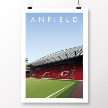 Liverpool Fc Anfield Kop Poster, 2 of 8
