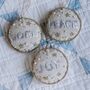 Luxury Irish Linen Festive Noel Bauble Christmas Tree Decoration, thumbnail 6 of 7