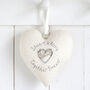 Personalised Pearl 30th Wedding Anniversary Heart Gift, thumbnail 4 of 11